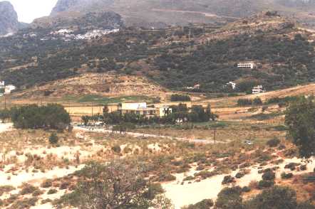 Blick auf Hotel Paligremnos