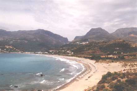 Blick auf die Bucht von Plakias